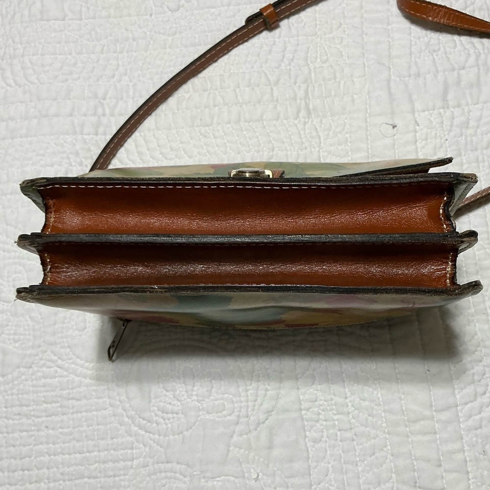 EUC Patricia Nash Leather Spring Lily Crossbody Bag - Picture 16 of 16
